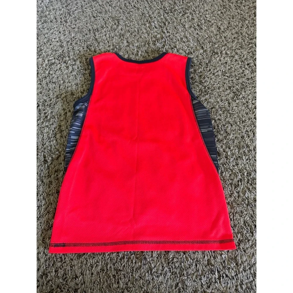 Oshkosh Boys Neon Red Gray 